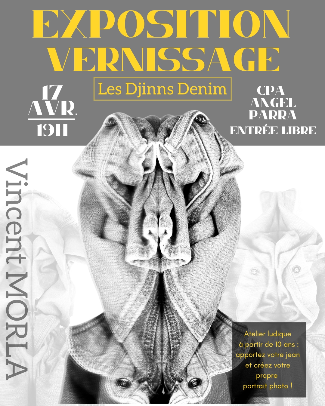 Exposition/Vernissage « Les Djinns Denim »